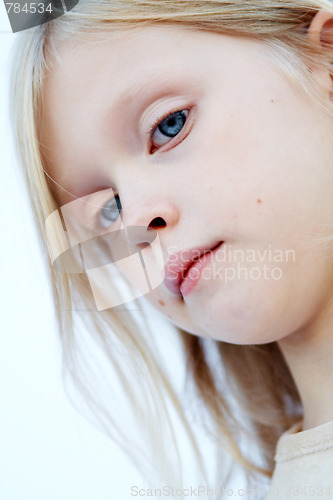 Image of Blue eyes girl