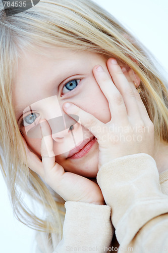 Image of Blue eyes girl