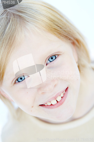 Image of Blue eyes girl