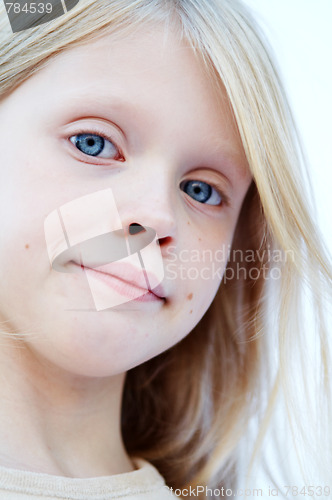 Image of Blue eyes girl