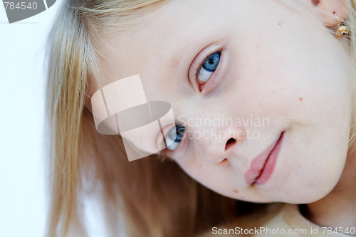 Image of Blue eyes girl