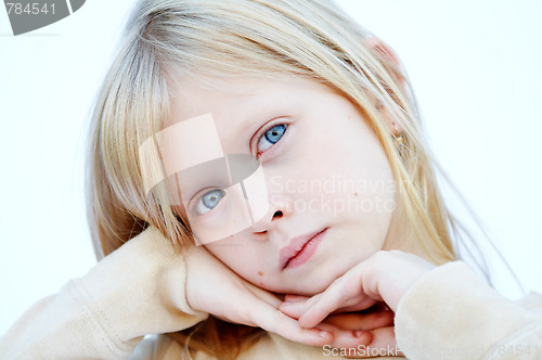 Image of Blue eyes girl