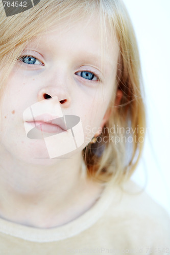 Image of Blue eyes girl