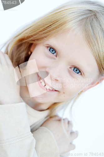 Image of Blue eyes girl