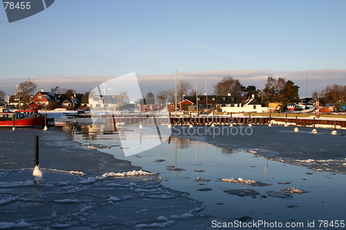 Image of harbour in sweden