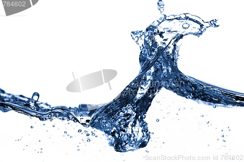 Image of Clear Water Against White