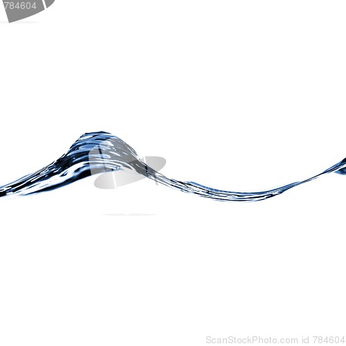 Image of Clear Water Against White