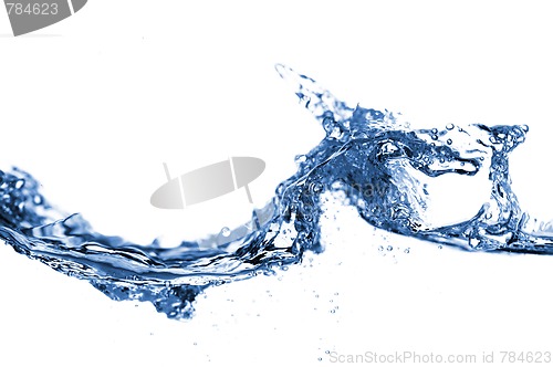 Image of Clear Water Against White