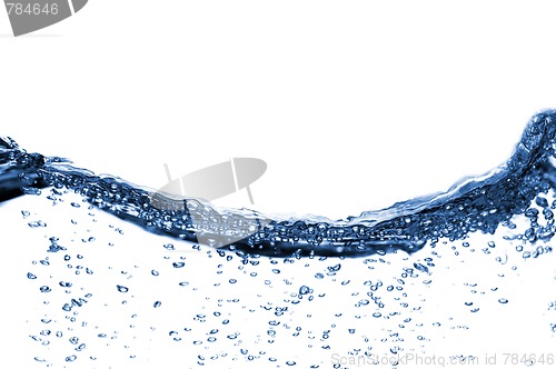 Image of Clear Water Against White