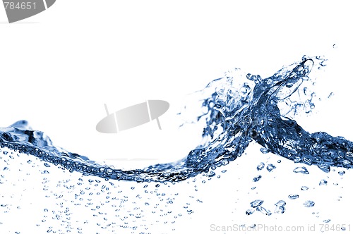 Image of Clear Water Against White