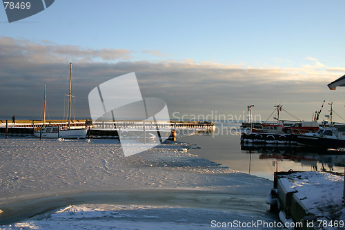 Image of harbour in sweden