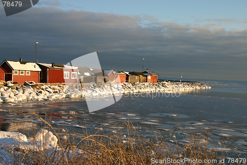 Image of harbour in sweden