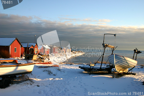 Image of harbour in sweden