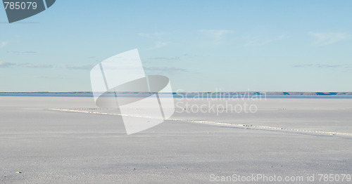 Image of salt lake desert