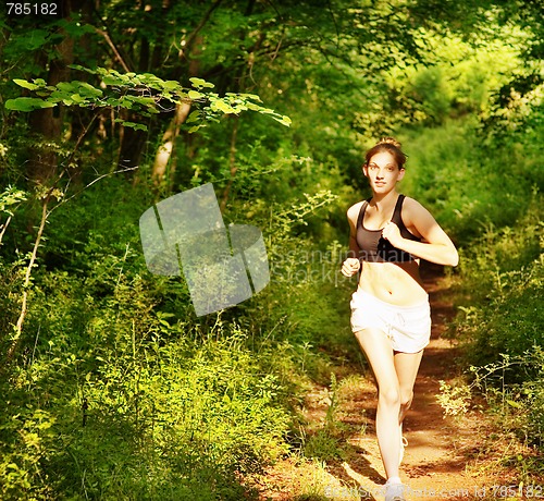 Image of Woman Trail Runner