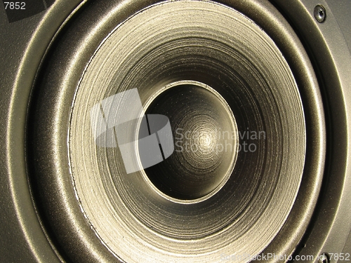 Image of Closeup of a loudspeaker element