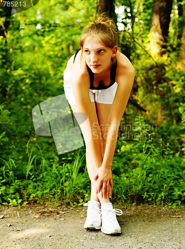 Image of Woman Trail Runner