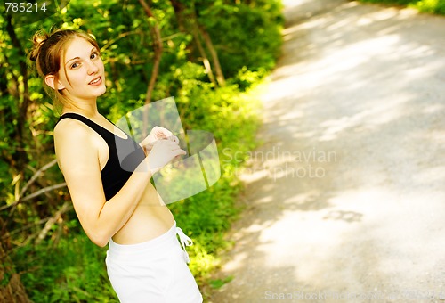 Image of Woman Trail Runner