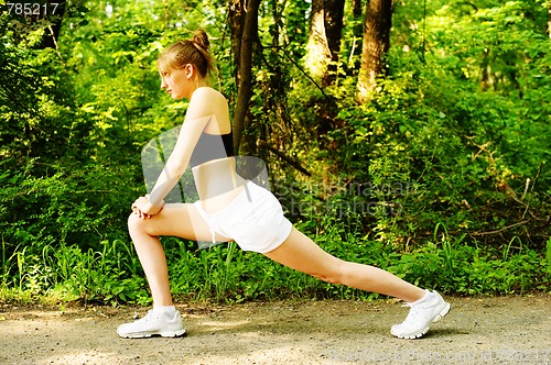 Image of Woman Trail Runner