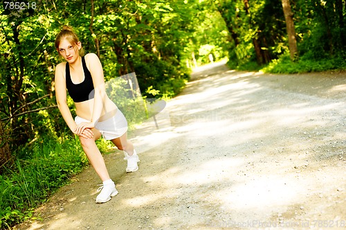 Image of Woman Trail Runner