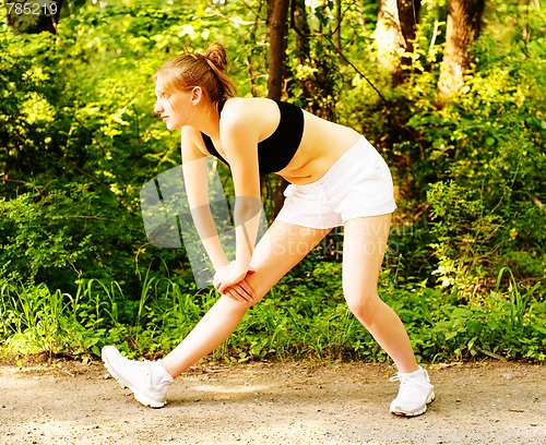 Image of Woman Trail Runner