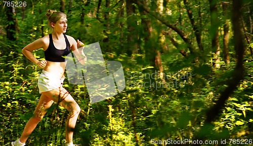 Image of Woman Trail Runner