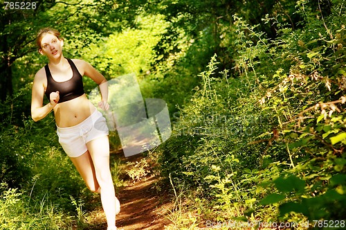 Image of Woman Trail Runner