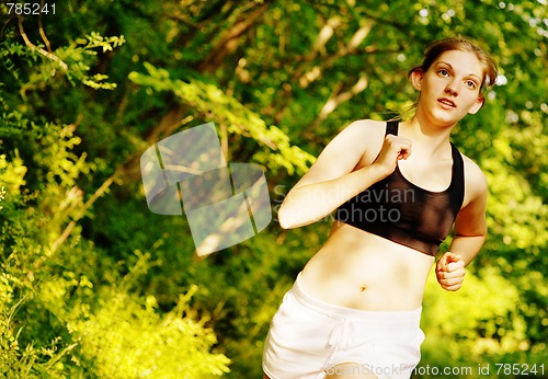 Image of Woman Trail Runner