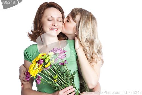 Image of Mother and daughter celebrating mother's day