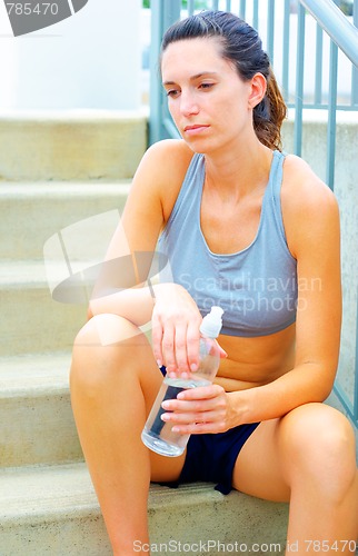 Image of Urban Mature Woman Exercising