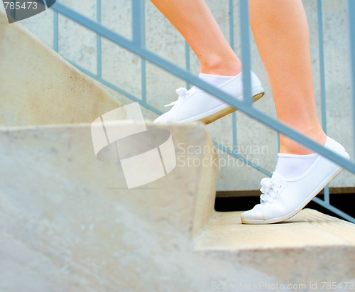 Image of Urban Mature Woman Exercising