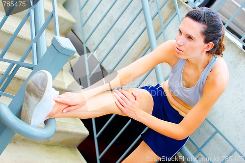 Image of Urban Mature Woman Exercising