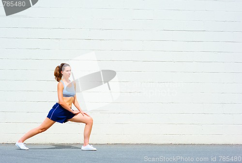 Image of Urban Mature Woman Exercising