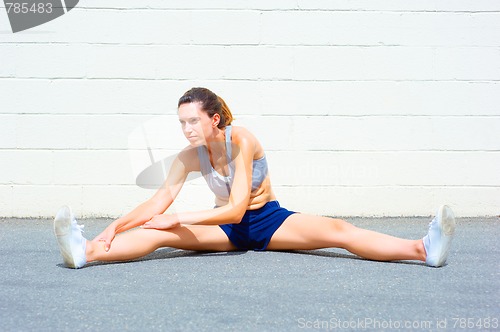 Image of Urban Mature Woman Exercising