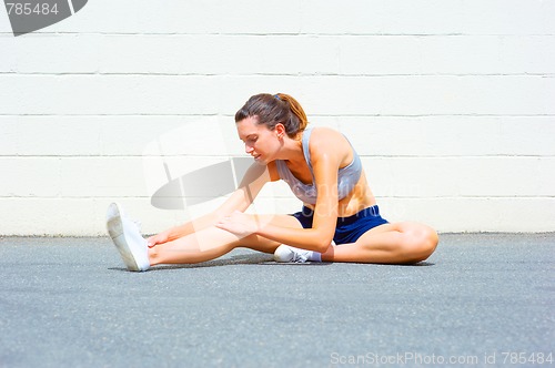 Image of Urban Mature Woman Exercising