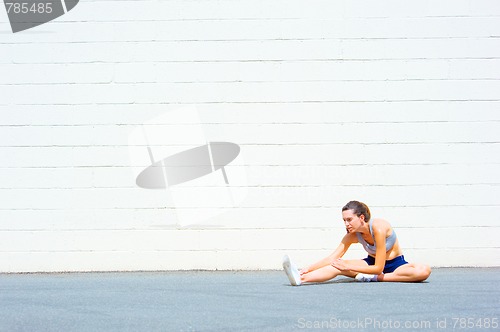 Image of Urban Mature Woman Exercising