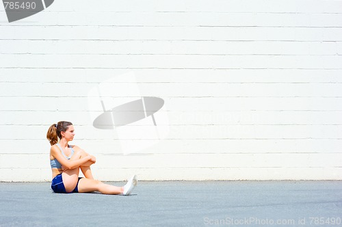 Image of Urban Mature Woman Exercising