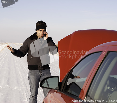 Image of Stranded Car Winter