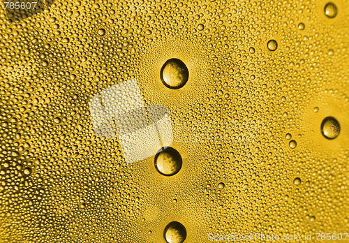 Image of cold beer texture 