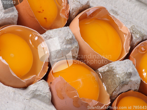 Image of raw eggs 