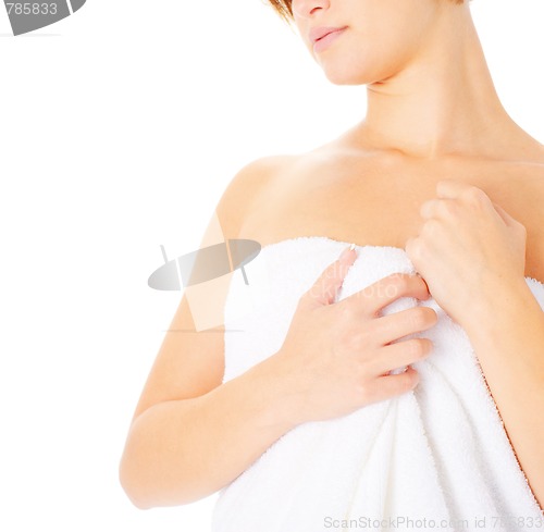 Image of Close Up of Spa Woman