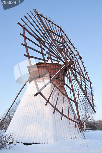 Image of Rare Wooden Mill