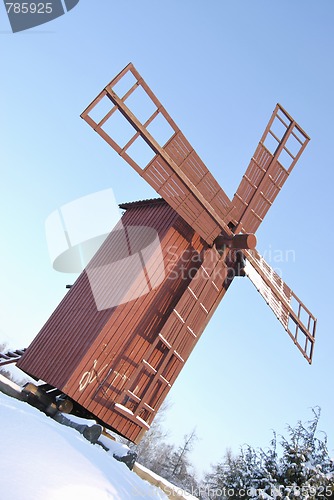 Image of Red Wooden Mill