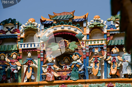 Image of The temple carving