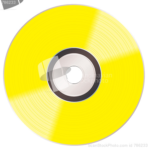 Image of shiny gold cd