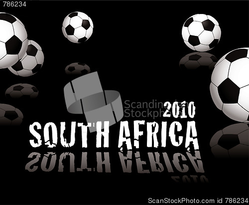 Image of football south africa black