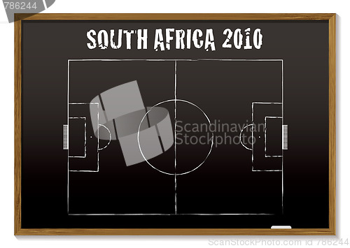 Image of football blackboard south africa