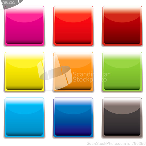 Image of square plastic web icon