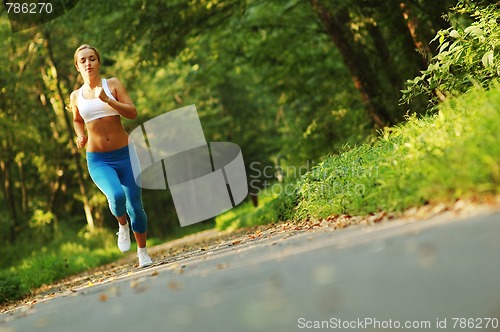 Image of Pretty Young Runner