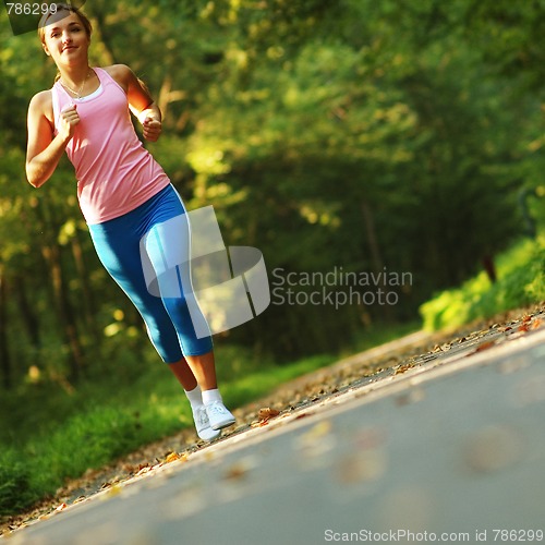 Image of Pretty Young Runner